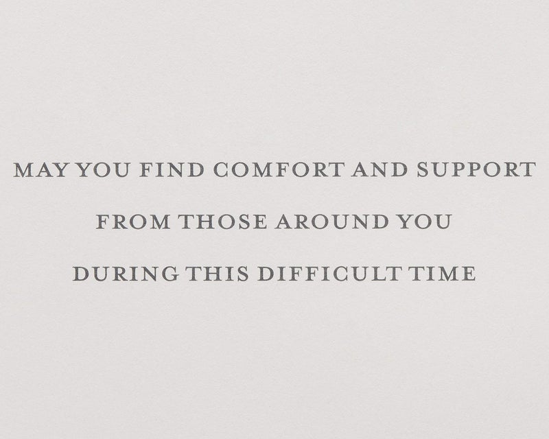 Papyrus Sympathy Card (Comfort and Support) - Image 3